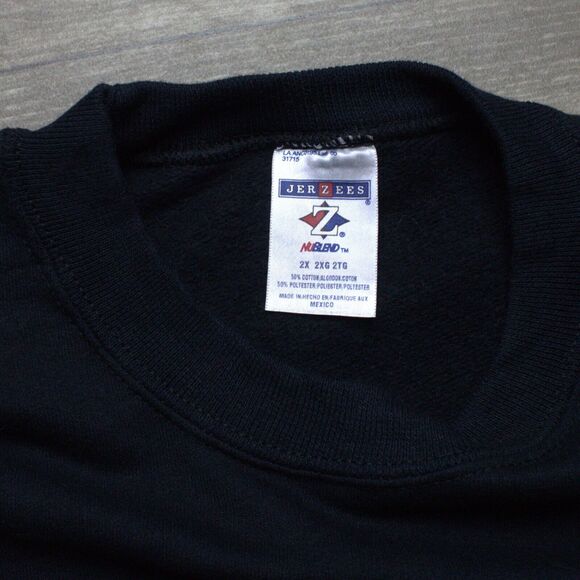 Vintage West Liberty University Apparel 2X Jerzees NuBlend crewneck Sweatshirt - Picture 3 of 4